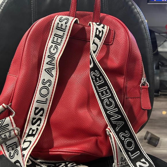 GUESS Bold Red Backpack - Picture 8 of 16